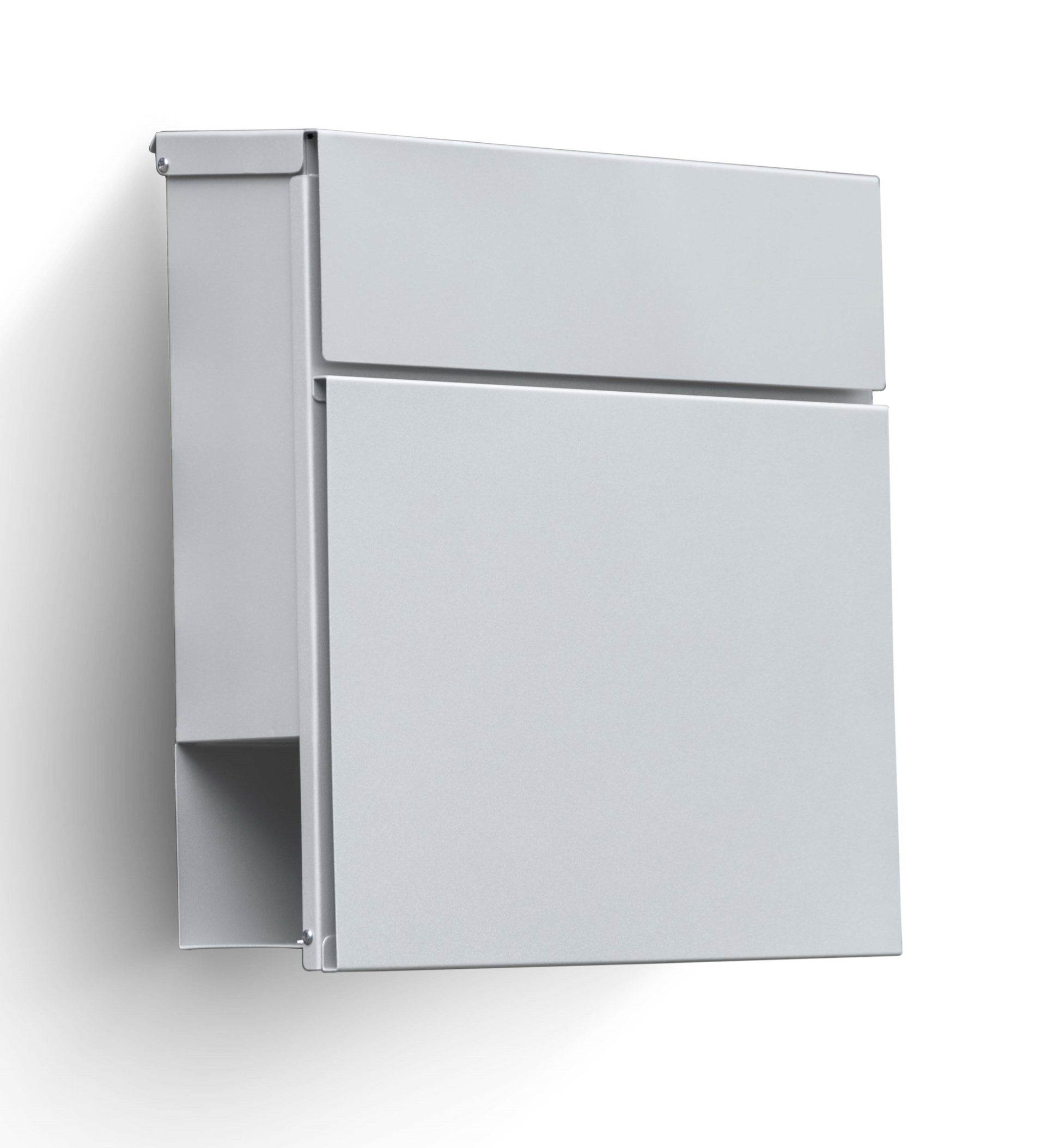 Radius Briefkasten Letterman 6 silber – moderner Design Briefkasten wetterfest draußen