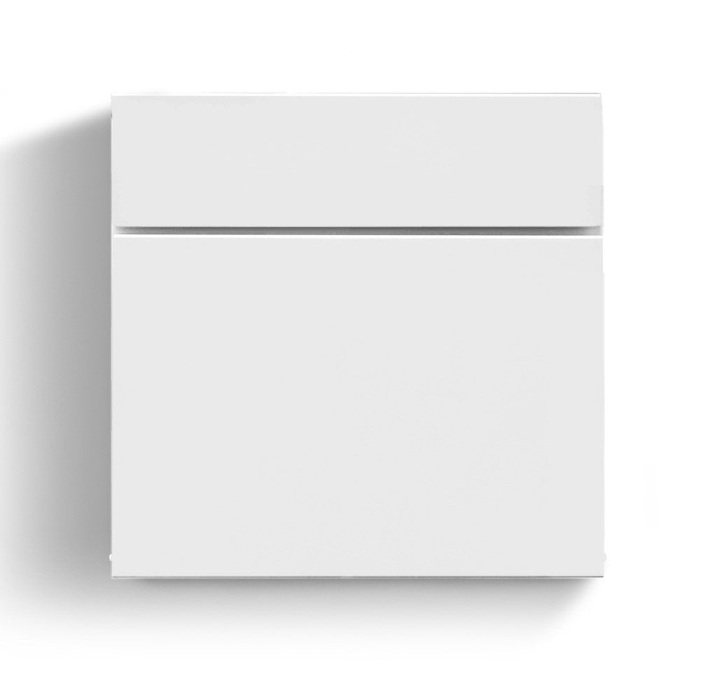 "Radius Briefkasten Letterman 6 weiß – moderner wetterfester Design-Briefkasten draußen"