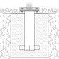 Standbriefkasten Letterman 1K inkl. LED Licht und Klingel