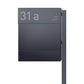 Standbriefkasten Letterman 5K Edelstahl inkl. LED Licht und Klingel