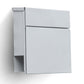 Radius Briefkasten Letterman 6 silber – moderner Design Briefkasten wetterfest draußen