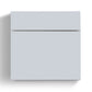 Radius Briefkasten Letterman 6 silber – moderner Design Briefkasten wetterfest für draußen