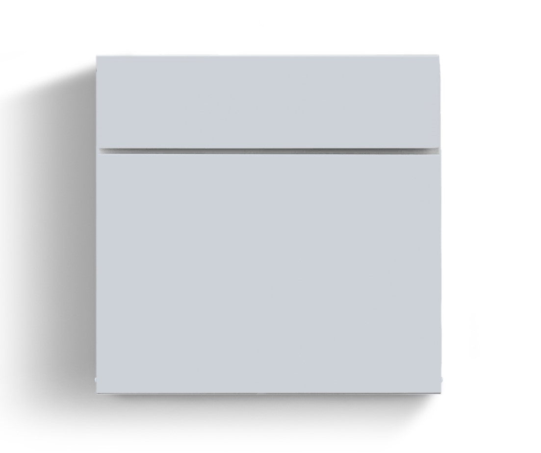 Radius Briefkasten Letterman 6 silber – moderner Design Briefkasten wetterfest für draußen
