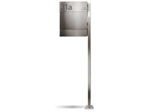 Standbriefkasten Letterman 5 Edelstahl inkl. LED Licht