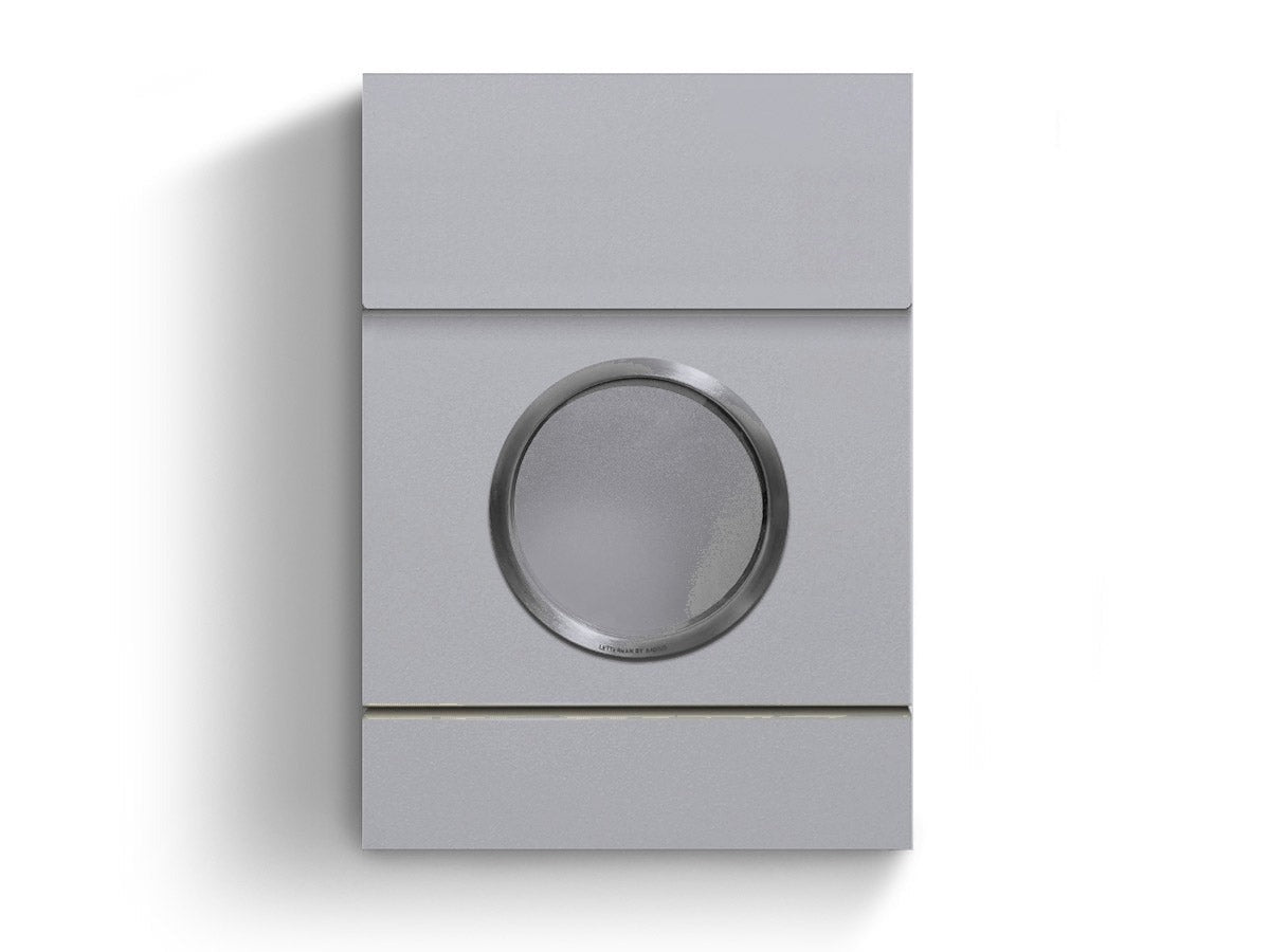 Briefkasten Letterman MB Silber (RAL 9006) – Gravurvorlage