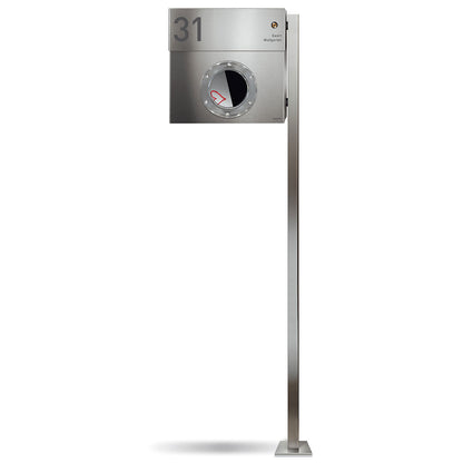 Standbriefkasten Letterman 1K inkl. LED Licht und Klingel