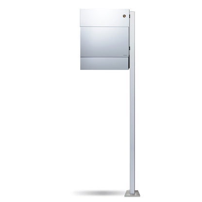 Standbriefkasten Letterman 5K Edelstahl inkl. LED Licht und Klingel