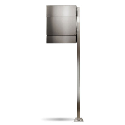 Standbriefkasten Letterman 5 Edelstahl inkl. LED Licht