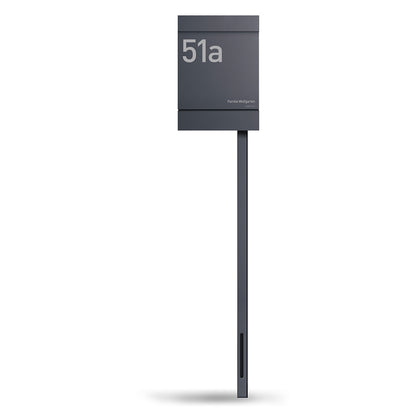 Doppel Standbriefkasten Letterman M inkl. LED-Licht