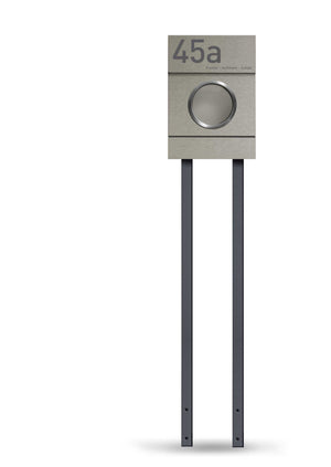 Doppel Standbriefkasten Letterman MB inkl. LED-Licht