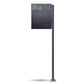 Standbriefkasten Letterman 5K Edelstahl inkl. LED Licht und Klingel